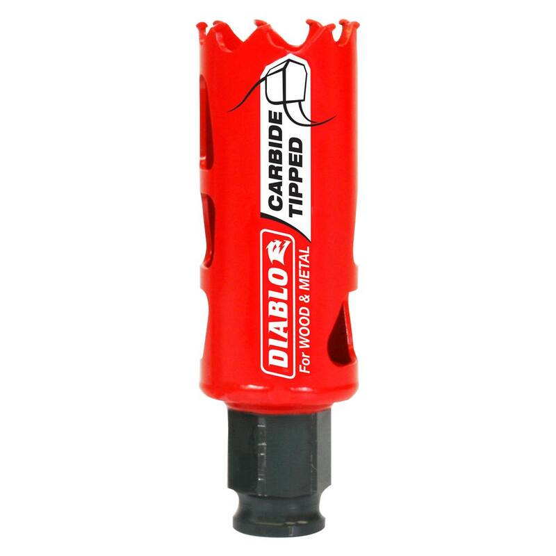 DIABLO 1-1/8 pulgadas Broca de perforación de carburo con profundidad de corte de 2-3/8 pulgadas - DHS1125CT