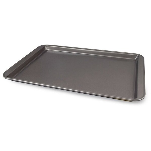 Ecolution BakeIns Series Non-Stick Large Cookie Sheet, 17-1/4 in L, 11-1/8 in W, Carbon Steel - EIGY-7043