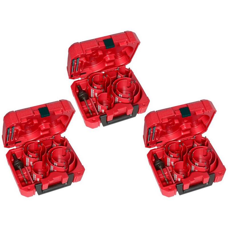 Kit de sierra de perforación de carburo Milwaukee BIG HAWG (30 piezas) - 49-56-9290-49-56-9290-49-56-9290
