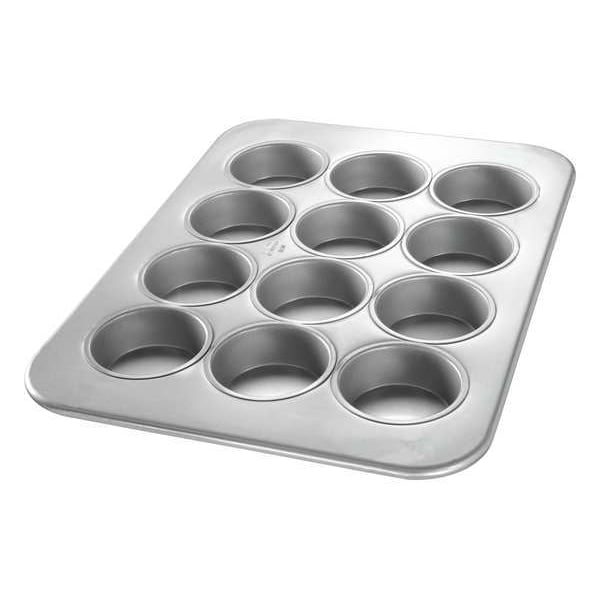 Chicago Metallic Texas Size Muffin Pan, 12 Moulds - 43215