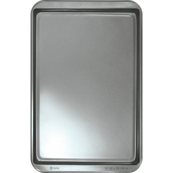 Ecolution BakeIns Series Cookie Sheet, 15-1/4 in L, 10-1/4 in W, Carbon Steel - EIGY-7038