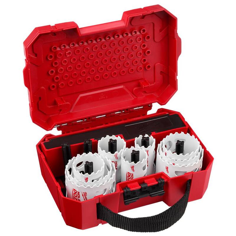 Set de sierras perforadoras bimetálicas de propósito general Hole Dozer de Milwaukee (13 piezas) - 49-22-4042