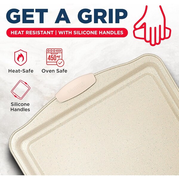 Bakkenamster BAKKEN Kitchen Oven Baking Pans, Oven Safe, 450 Deg F, 10PK - BKBSMARWHT10
