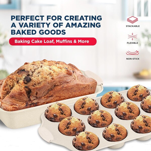 Bakkenamster BAKKEN Kitchen Oven Baking Pans, Oven Safe, 450 Deg F, 10PK - BKBSMARWHT10