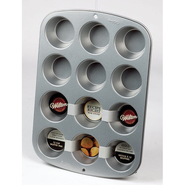 Wilton Wilton 4.3 in. W X 15.4 in. L Muffin Pan Silver 1 pc - 2105-954