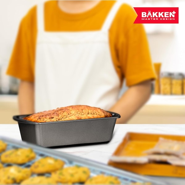 Bakken-Swiss Loaf Pan Set, Nonstick Carbon Steel, Dishwasher Safe, Premium Bakeware, 2PK - BKLOAF2