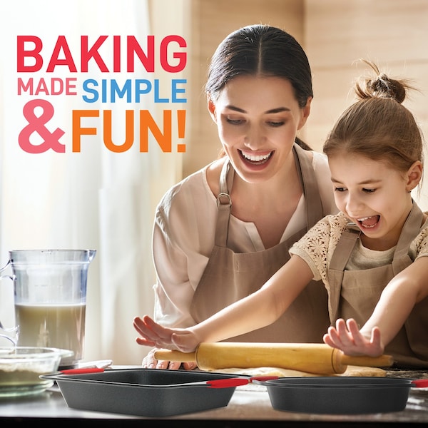Nutrichef 10-Piece Non-Stick Kitchen Oven Baking Pans - NCSBS10S