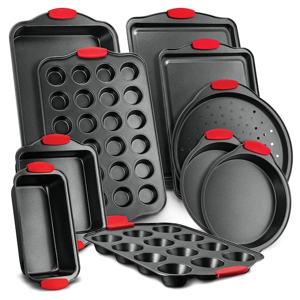 Nutrichef 10-Piece Non-Stick Kitchen Oven Baking Pans - NCSBS10S
