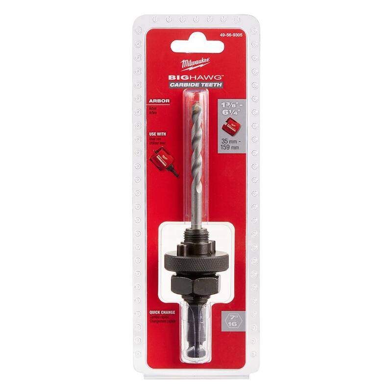 Milwaukee Big Hawg Arbor de Carburo - 49-56-9305