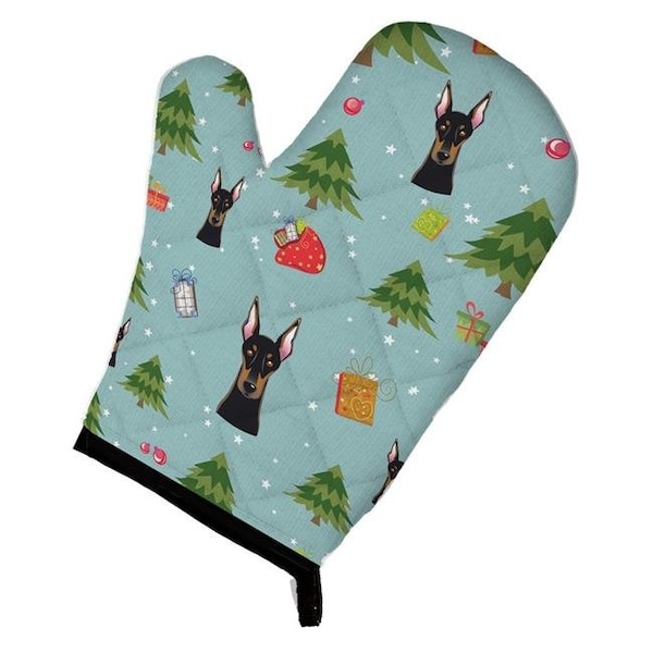 Carolines Treasures Carolines Treasures BB5034OVMT Christmas Doberman Pinscher Oven Mitt - BB5034OVMT