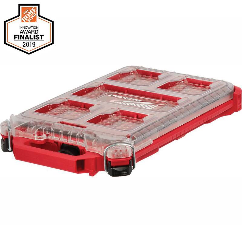 Juego de sierras de agujero de uso general Bi-Metal Milwaukee Hole Dozer, BIG HAWG de carburo y conjunto de brocas con caja PACKOUT (119 piezas) - 49-22-5606-49-56-9295-48-32-4082