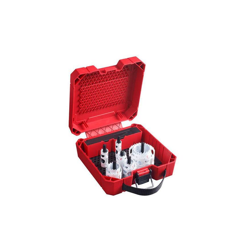 Juego de sierra perforadora de carburo Hole Dozer de Milwaukee (15 piezas) - 49-22-3097