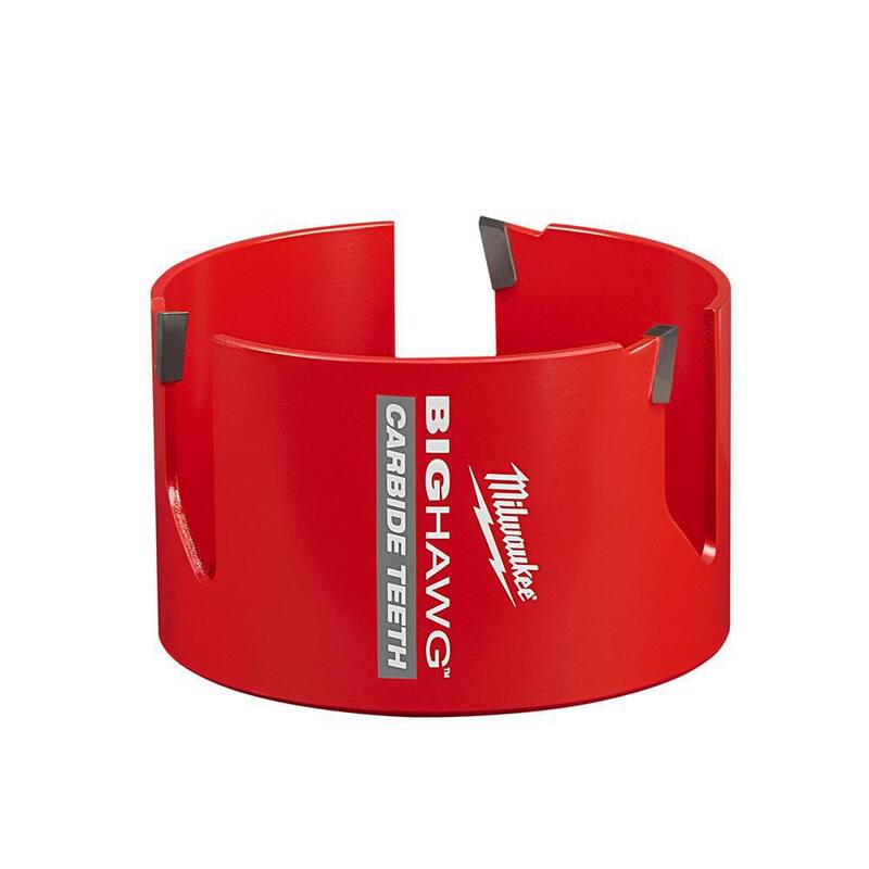 Broca de diamante Big Hawg de carburo de 4-1/4 pulgadas de Milwaukee - 49-56-9255