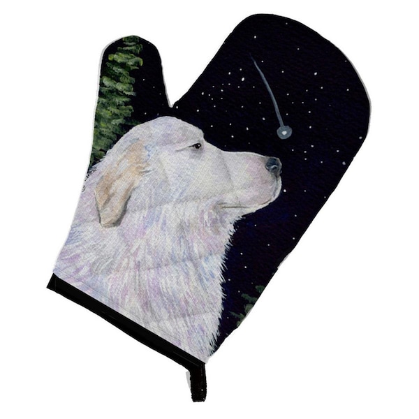 Carolines Treasures Starry Night Great Pyrenees Oven Mitt - SS8470OVMT
