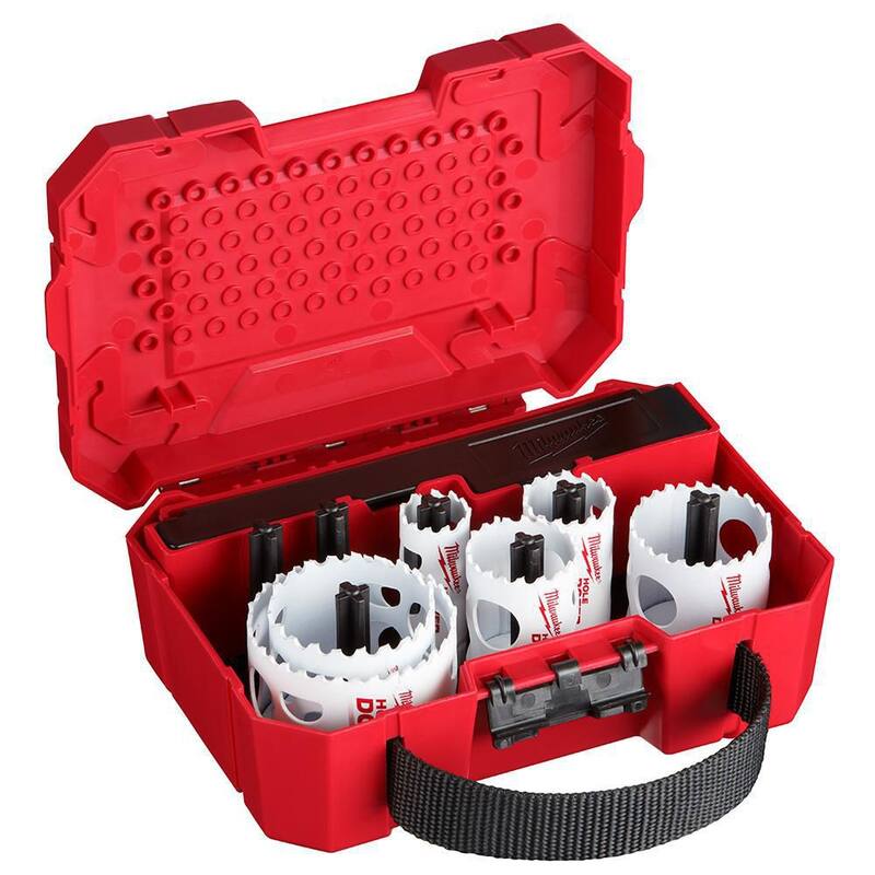 Juego de sierra de perforación bimetálica Milwaukee Hole Dozer para electricistas (10 piezas) - 49-22-4095