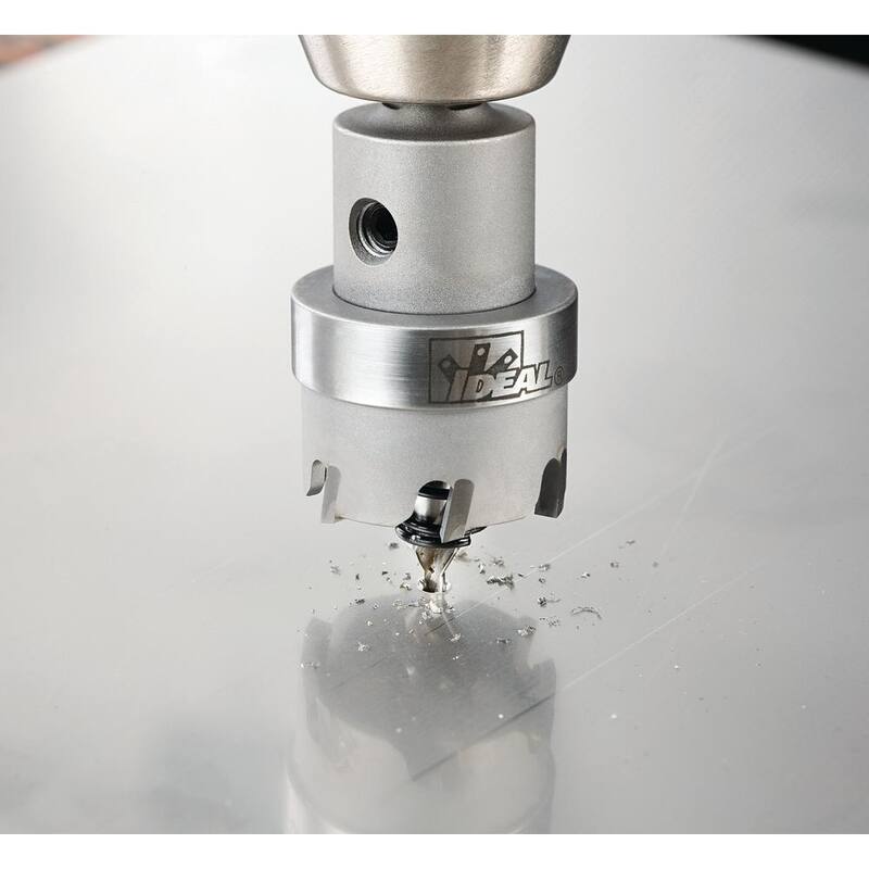 Juego de cortador de agujero con punta de carburo de 7/8 a 2-1/2 pulgadas para electricista maestro TKO de IDEAL (8 piezas) - 36-314