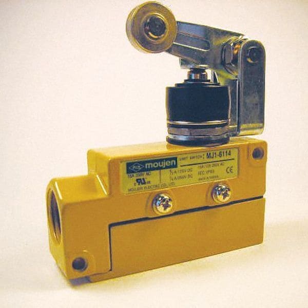 Interruptor de límite de servicio pesado Moujen, palanca, rodillo, SPDT - MJ1-6114