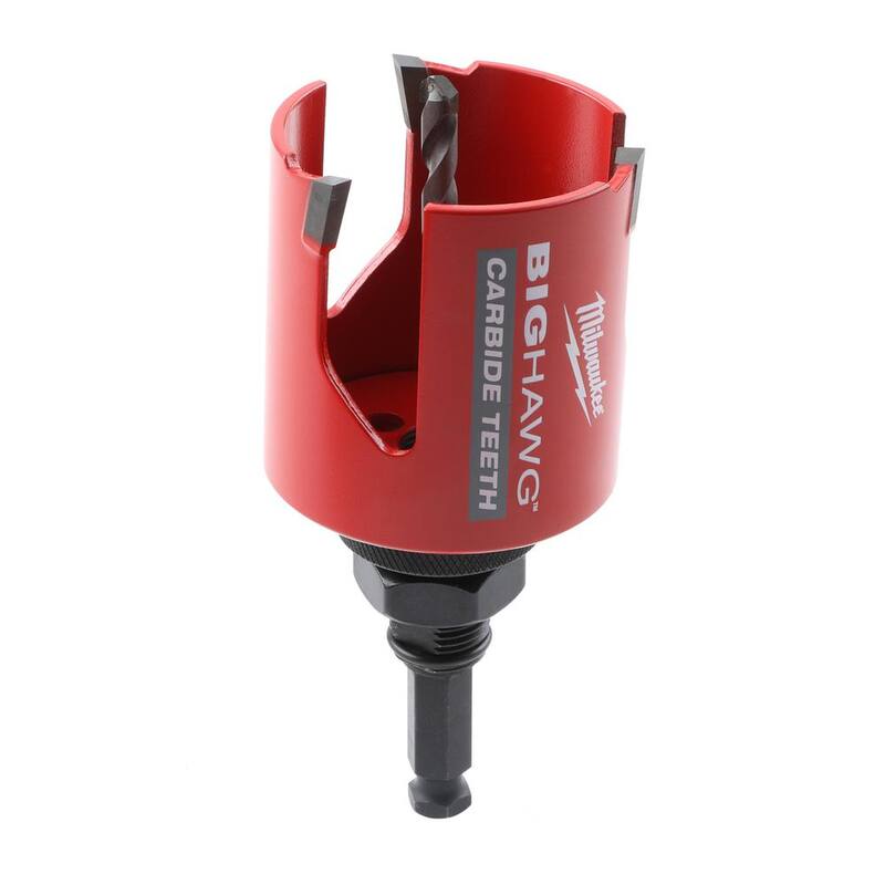 Juego de sierras de perforación de carburo BIG HAWG de Milwaukee (7 piezas) - 49-56-9280