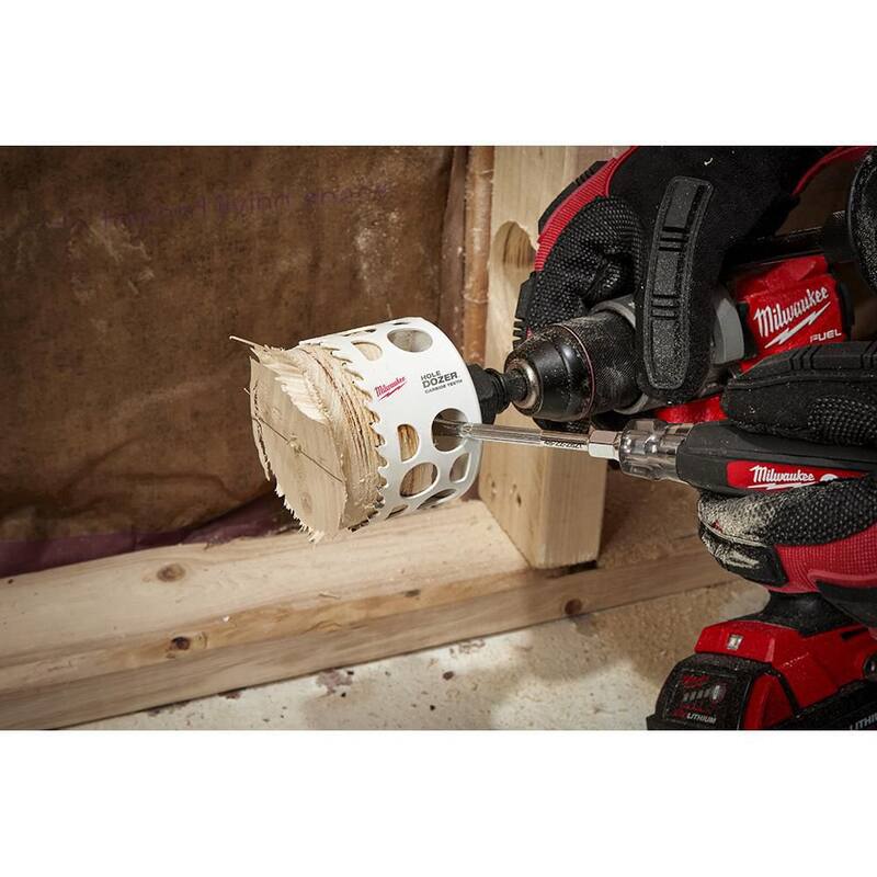 Broca para agujeros con sierra de carburo Milwaukee de 3-3/4 pulgadas - 49-56-0741