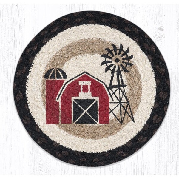 Razoredge 10 x 10 in. MSPR-313 Windmill Printed Round Trivet - RA2211941