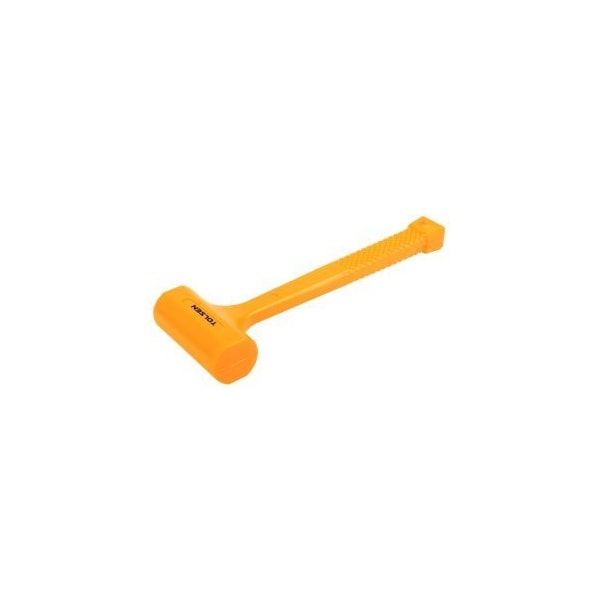 Tolsen Dead-Blow Mallet 32oz Non-Marring PVC Plastic Faces, Non-Rebounding, Non-Spark - 25040