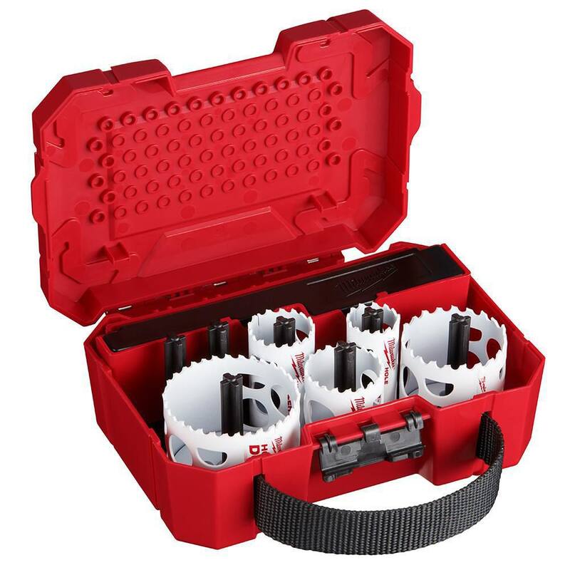 Juego de sierras perforadoras bimetálicas de propósito general Milwaukee Hole Dozer (9 piezas) - 49-22-4009