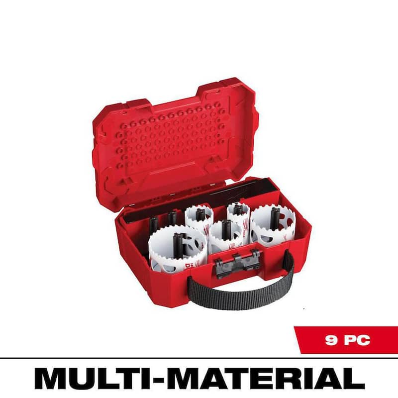 Juego de sierras perforadoras bimetálicas de propósito general Milwaukee Hole Dozer (9 piezas) - 49-22-4009