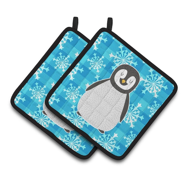 Carolines Treasures Penguin Pair of Pot Holders - BB6771PTHD