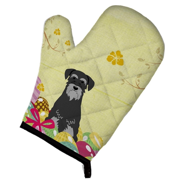 Carolines Treasures Easter Eggs Standard Schnauzer Black Grey Oven Mitt - BB6034OVMT