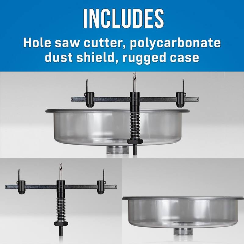 Cortador de sierra de corona ajustable de 2.2 pulgadas x 10 pulgadas - AHC-10
