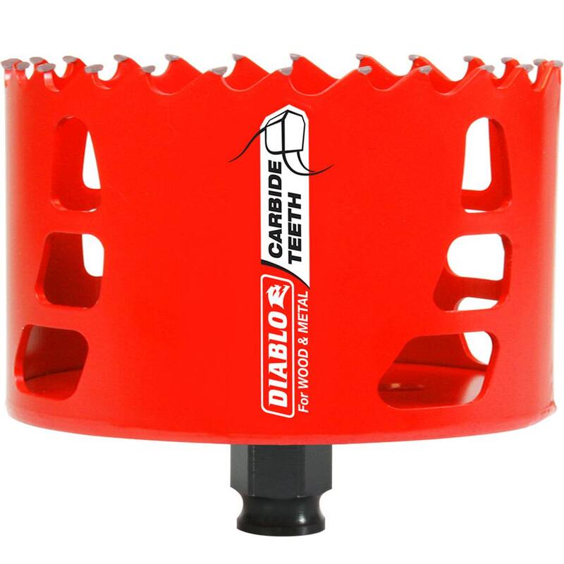 DIABLO 6 in. Sierra de agujero de carburo con 2-3/8 in. de profundidad de corte - DHS6000CT