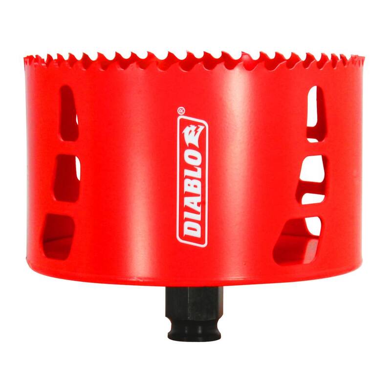 DIABLO Sierra de corona bimetálica de 4-1/4 pulgadas con profundidad de corte de 2-3/8 pulgadas - DHS4250