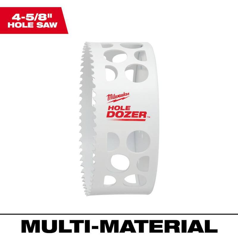 Milwaukee 4-5/8 in. Hole Dozer Sierra Circular Bimetálica - 49-56-0239