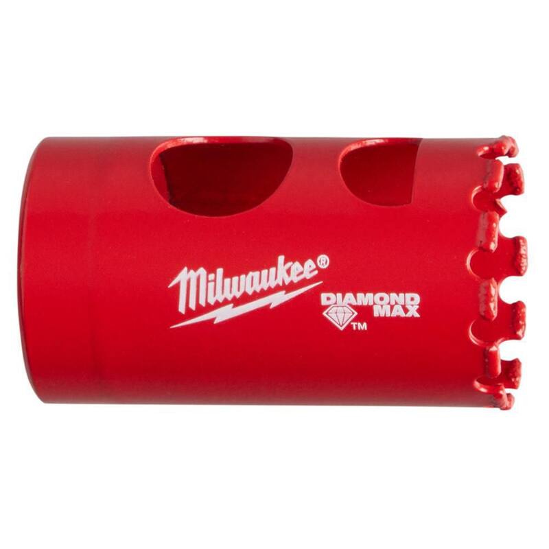 Sierra de corte de diamante Milwaukee de 1-1/8 pulgadas - 49-56-5615