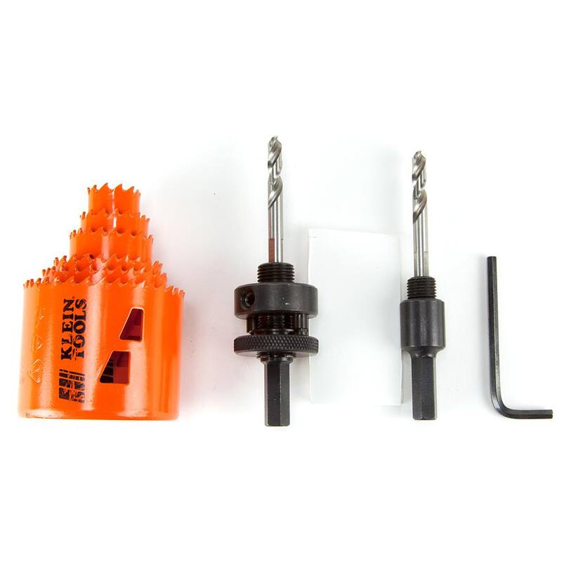 Juego de sierra de corona bimetálica Klein Tools, 8 piezas - 31902