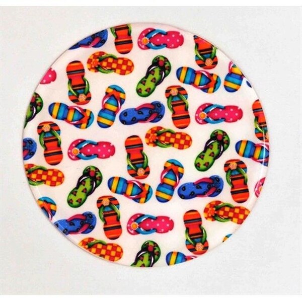 Andreas Andreas JO-941 Fun Flops Round Silicone Mat Jar Opener - Pack of 3 trivets - JO-941