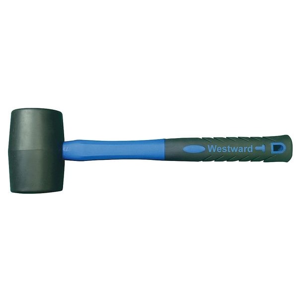 Westward Mallet, Fiberglass/PVC, 16 oz., 12-5/8 In L - 22PN83