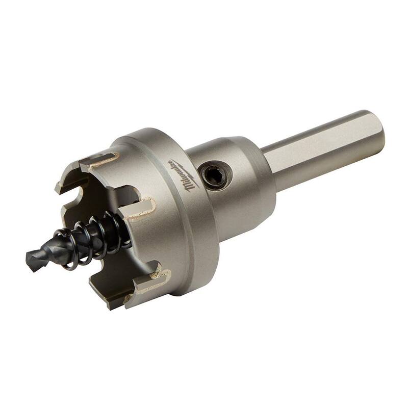 Cortador de orificios de carburo de 1-1/4 pulgadas Milwaukee (paquete de 1) - 49-57-8619