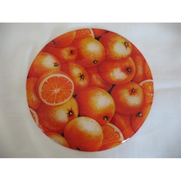 Andreas Andreas JO-923 Oranges Round Silicone Mat Jar Opener - Pack of 3 trivets - JO-923