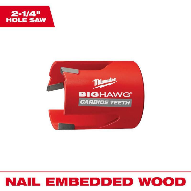 Si marca al producto: Sierra de agujero de carburo Big Hawg de 2-1/4 pulgadas de Milwaukee - 49-56-9215