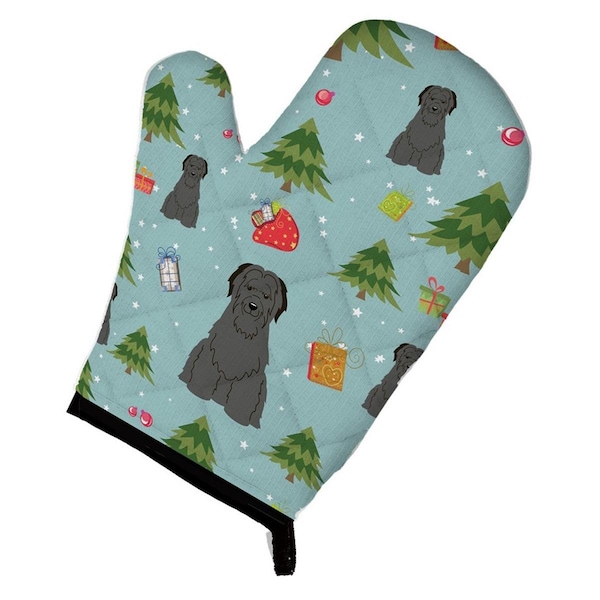 Carolines Treasures Christmas Briard Black Oven Mitt - BB4741OVMT