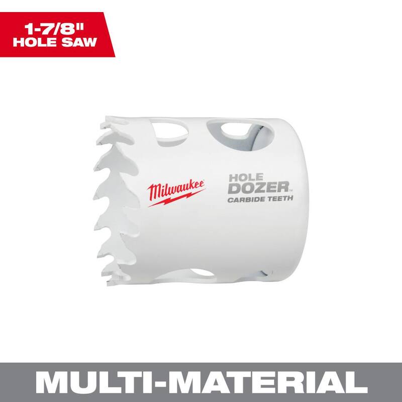 Broca para agujeros de carburo Milwaukee de 1-7/8 in - 49-56-0719