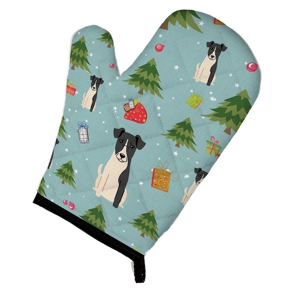 Carolines Treasures Christmas Smooth Fox Terrier Oven Mitt - BB4758OVMT