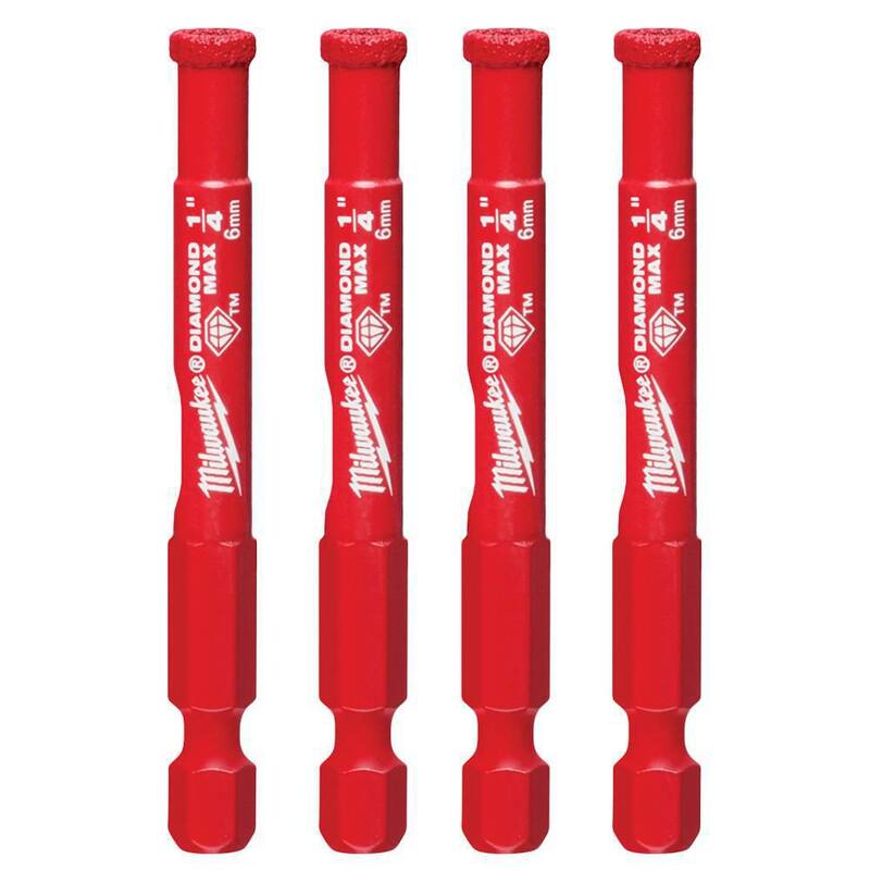 Set de brocas Milwaukee Diamond MAX para sierras de perforación (4 piezas) - 49-56-0501-49-56-0501