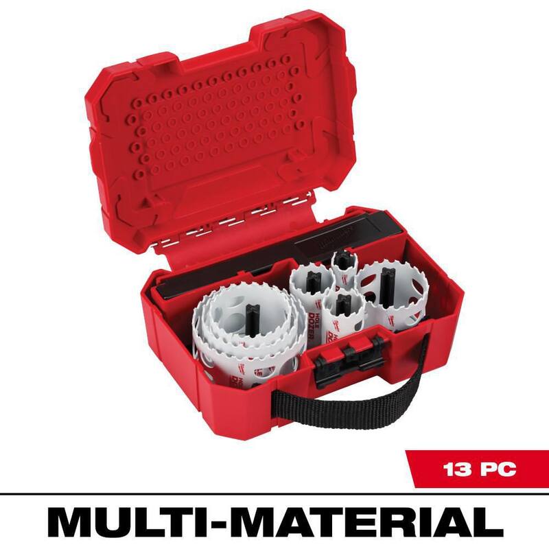 Set de sierra perforadora bimetálica de propósito general Hole Dozer de Milwaukee (de 13 piezas) - 49-22-4032