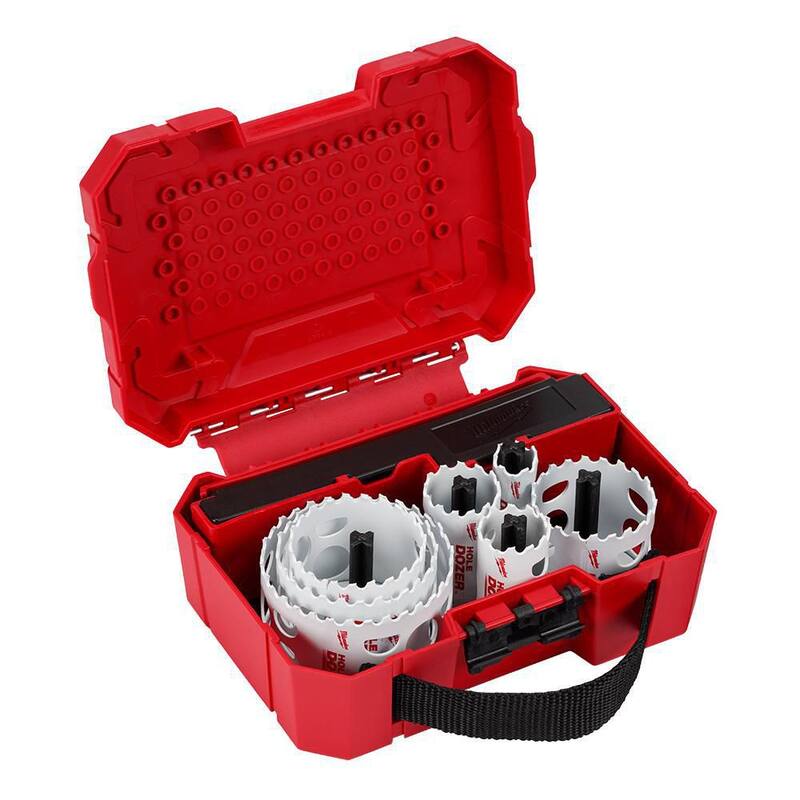 Set de sierra perforadora bimetálica de propósito general Hole Dozer de Milwaukee (de 13 piezas) - 49-22-4032