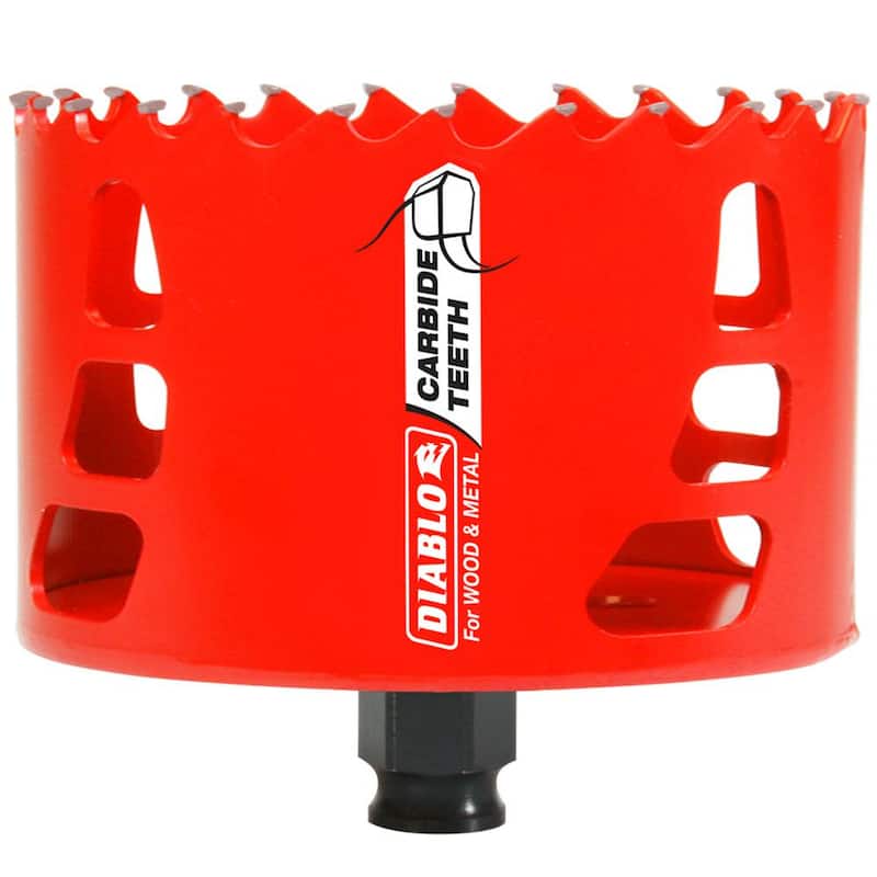 DIABLO 5 in. Sierra de agujero de carburo con profundidad de corte de 2-3/8 in. - DHS5000CT