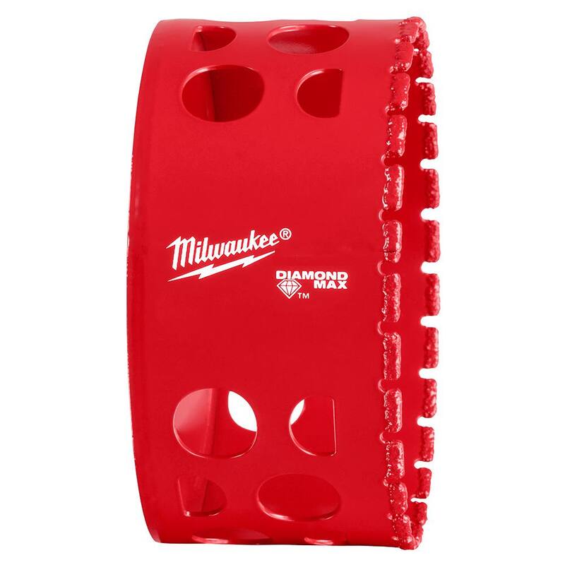 Sierra de corona de diamante Milwaukee de 3-1/2 pulgadas - 49-56-5678