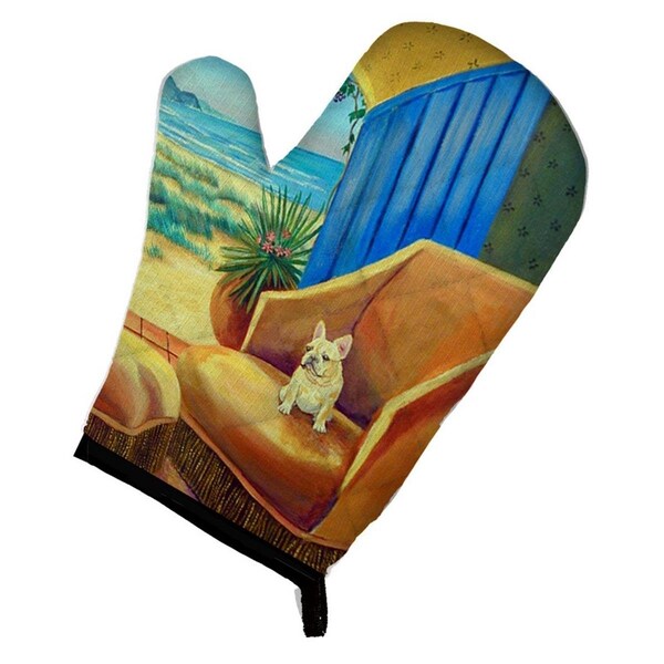 Carolines Treasures French Bulldog Couch Sitting Oven Mitt - 7189OVMT