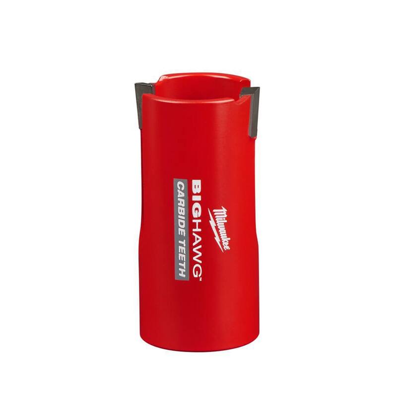 Sierra de agujero de carburo Big Hawg de 1-3/8 pulgadas de Milwaukee - 49-56-9200.